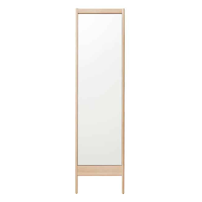 A Line Mirror (Hvidolieret Eg) – Form & Refine