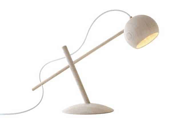 Lune Lamp bordlampe - Brdr. Krüger-Eg - Røget
