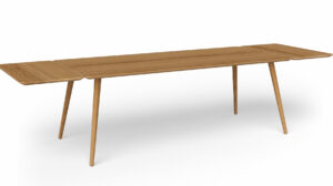 EAT Spisebord Solid med 2 Endetillægsplader – Rektangulært – 200×90 – VIA Copenhagen-Eg – Røget