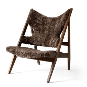 Knitting Lounge Chair Skandilock Nougat – Audo Copenhagen